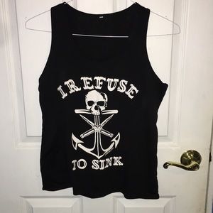 Graphic Skull Tank Top